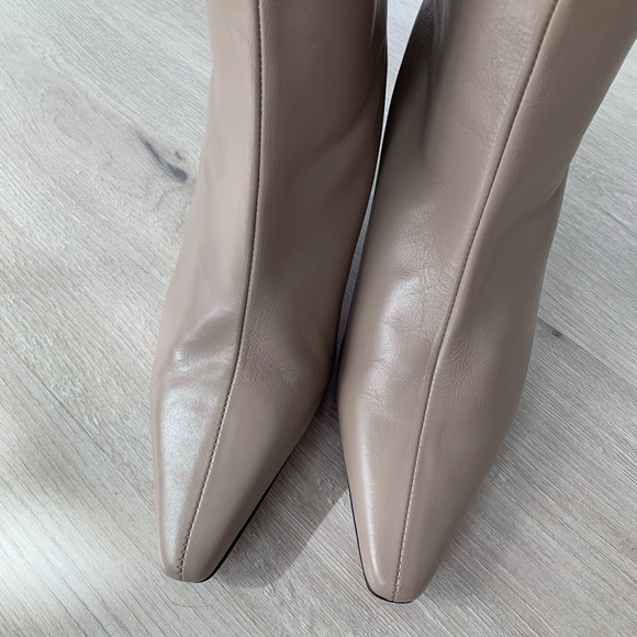 ππAna Palma Taupe Leather high shaft boots size 7 US or 38 European ππ - Picture 4 of 6